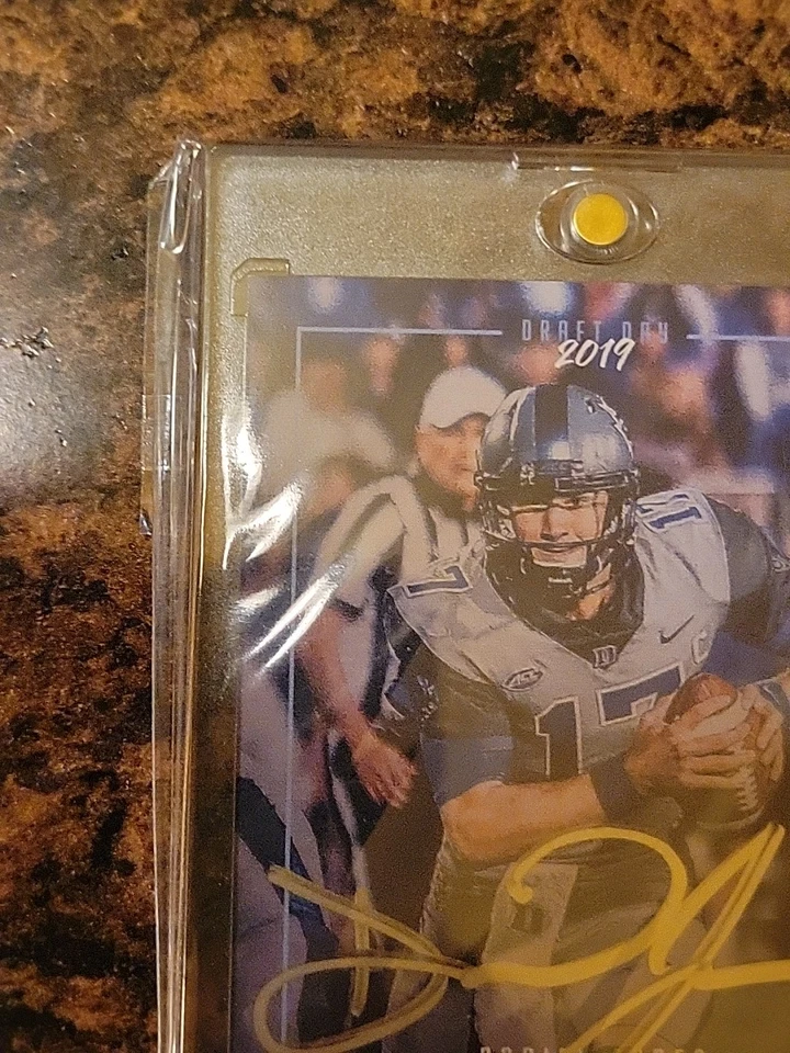 2019 Panini Luminance Daniel Jones Draft Day Silver RC Auto #DDS-DJ - Image 4 of 4