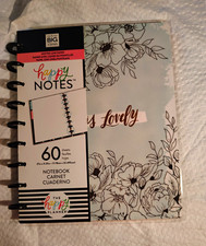 New The Happy Planner Happy Notes Dotted Line Paper Notebook 60 Sheets 7x9.25