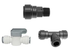 Quick-Connect Fittings for Water Storage Tanks, RO Systems, RV, Marine & Home