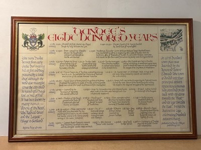 Vintage Dundee's Eight Hundred Years Picture 1/800 Dundee 800 Sylvia May 1991