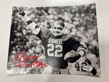 Marcus Dupree Signed 8x10 Oklahoma Sooners #22 Autograph Auto NICE!
