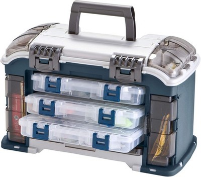 Plano Angled Tackle System with Three 3560 Stowaway Boxes Fishing Tackle Storage