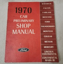 1970 Ford Preliminary Car Models Mustang Thun...