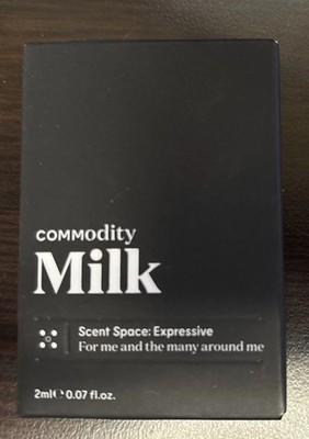 NEW NIB Commodity MILK Perfume Scent Space EXPRESSIVE Sample Spray 2ml/0.07oz
