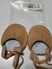 Leather Half Sole Lyrical Modern Dance Shoes Tan XS Turner Unbranded Retail 17