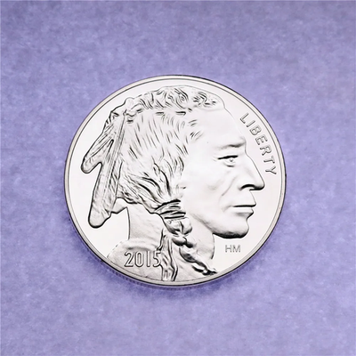 #ad 1 Oz Silver round Buffalo $61.90