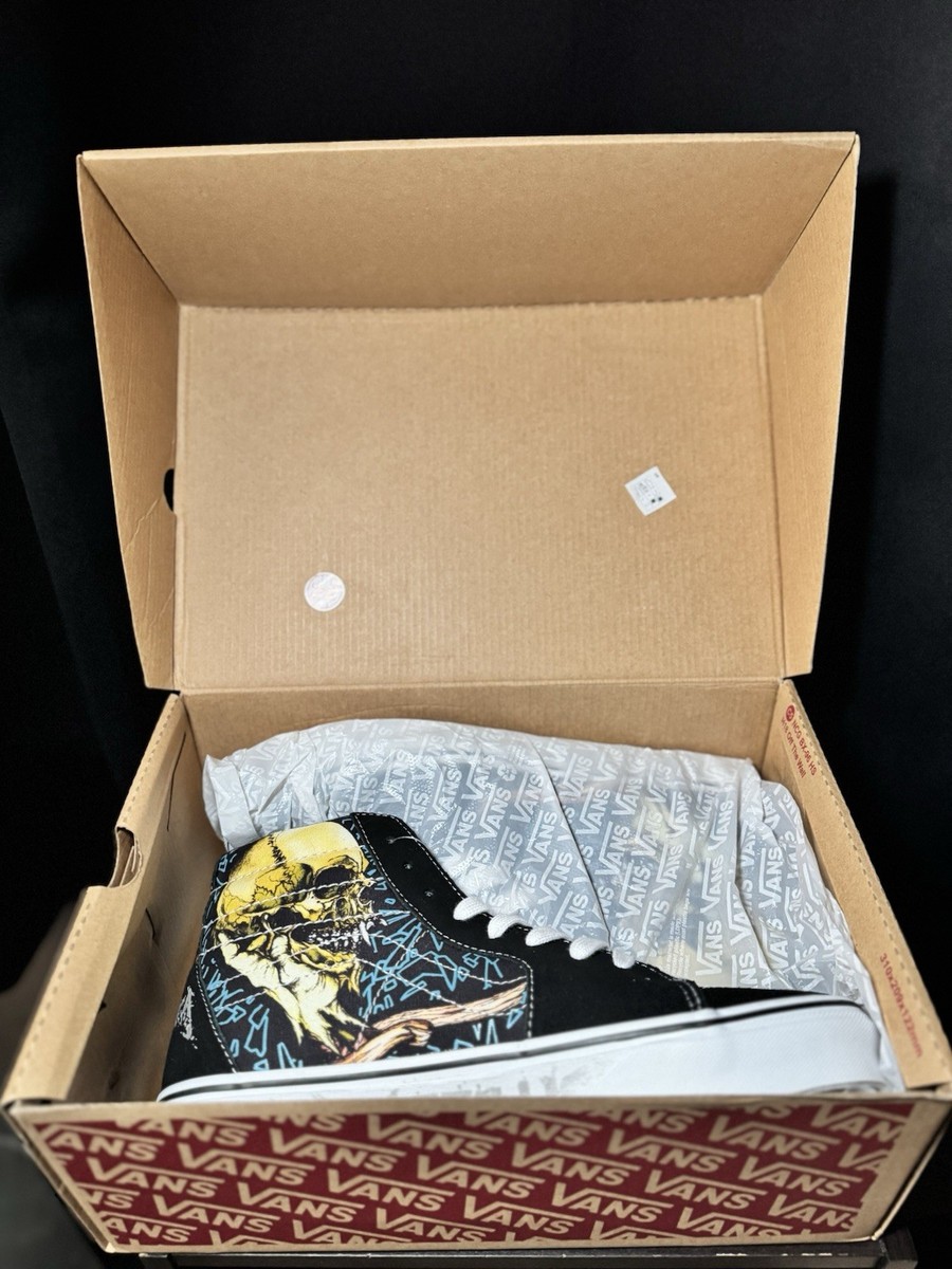 New - Men's Vans Metallica x Sk8-Hi 'Pushead - Size 8.5 | eBay