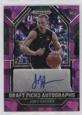 2023-24 Panini Prizm Draft Picks Purple Ice 87/99 Joey Hauser #DPA-JHS Auto 5b1