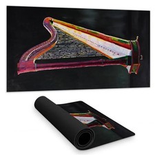 Begin Home Decor C1DM1531VQLM4E 16 x 32 in. Colorful Realistic Harp Desk Mat ...