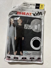32 Degrees Heat Kids Long Sleeve And Legging Set- BLACK SMALL  NEW