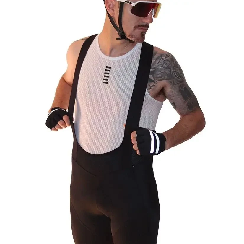 Men Cycling Vest Base Layer Bike Under Shirt Sleeveless Underwear Mesh Quick Dry - Image 2 of 4
