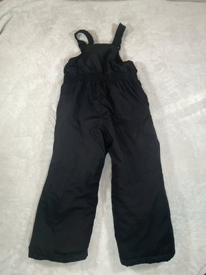 Zero X Posur Black Winter Overall Bibs Ski Snow Pants Unisex Size 5/7