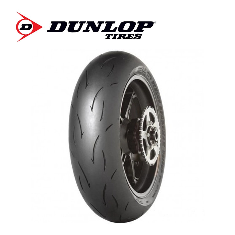 Pneu moto 190/55 ZR 17 Dunlop GP Racer D212 pour journées piste et roulage
