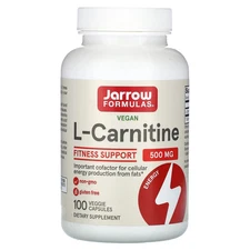 L-Carnitine, 500 mg, 100 Veggie Capsules