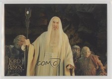 2004 Topps Chrome The Lord of Rings Trilogy Fellowship Ring Saruman #13 0ni9
