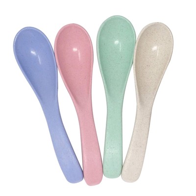 4PCS 15cm/5.9Inch Boreal Europe Style Eco-Friendly Wheat Straw Colourful Soup...
