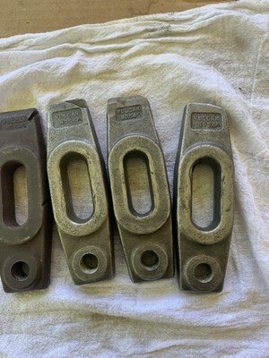 VULCAN No. 56A FORGED STEEL HOLD DOWN CLAMPS QTY 4, 5/8  Threaded Hole. .7 Slot