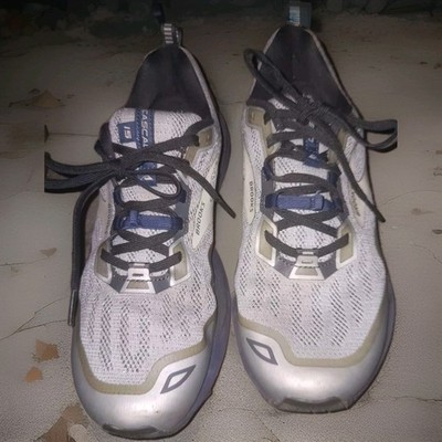 Men's Brooks Cascadia 15 Ebony/Silver/Deep Cobalt Trail Running Shoes Size 8.5