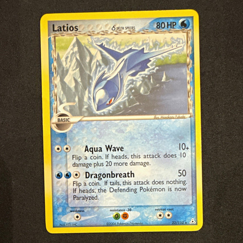 Pokémon TCG Latios (Delta Species) 22/110 EX Holon Phantoms Rare 80 HP