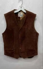 Pioneer Wear Men's Leather Vest - Size 40 Vintage