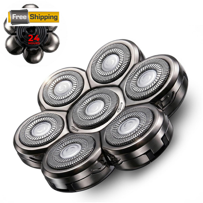 #ad 7D Head Shavers Replacement Blades Electric for Bald 7D Silvery $15.99