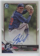 2018 Bowman Chrome Prospect Auto Refractor 58/499 Joey Wentz #CPA-JW Auto 1u1