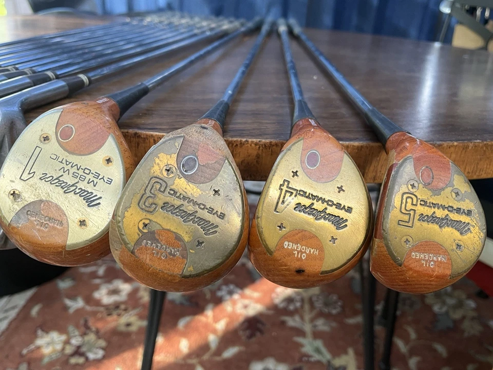 MacGregor Jack Nicklaus VIP Irons  2-10 Rifle Shafts; Woods 1,2,3 4, Step Shaft. - Image 4 of 4