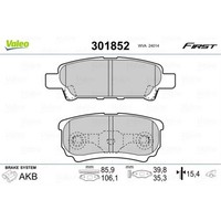 Valeo BremsbeläGe Hinten FüR Mitsubishi Lancer VII Jeep Patriot Compass