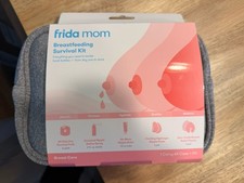 Frida Mom Breastfeeding Survival Kit with Nursing Pads, Nipple Balm, Relief Pac