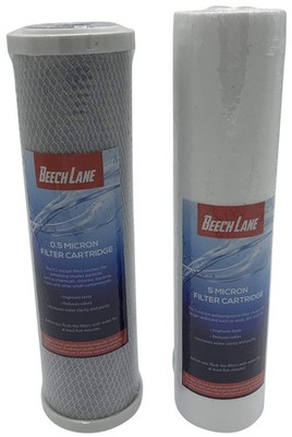 Beech Lane External RV Dual Water Replacement Filters - 1 2 Count (Pack of 1)