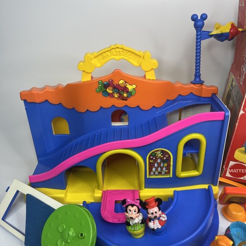 Disney Mickeytown Circus Vintage Playset Mattel #3521 w/ Box & Figures **READ** - Picture 5 of 12