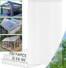 Polycarbonate Sheets for Greenhouses (10/14PCS) Replacement Panels 150 x 60.5cm