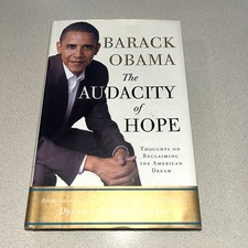 PRESIDENT BARACK OBAMA signed autographed THE AUDACITY OF HOPE BOOK BECKETT COA