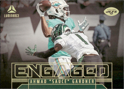 Ahmad Sauce Gardner - Engaged - 2023 Panini Luminance Football #EN-15