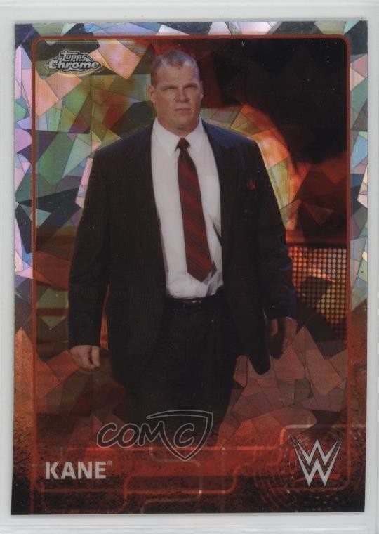 2015 Topps Chrome WWE Atomic Refractor Kane #40 1e1j