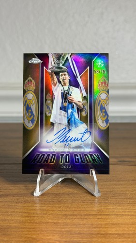 2025-26 Topps Chrome UEFA Club Competitions RTG-ADM Angel Di Maria Auto #/75