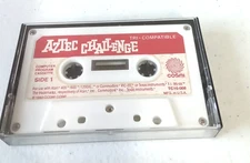 Rare Aztec Challenge Cassette For Atari 400/800 