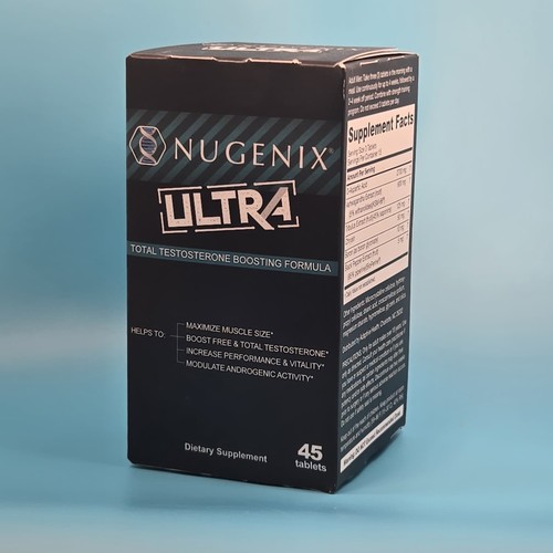 Nugenix Ultra Total & Free Testosteron Booster für Männer 45 Tabletten Ablaufdatum 04/2027+
