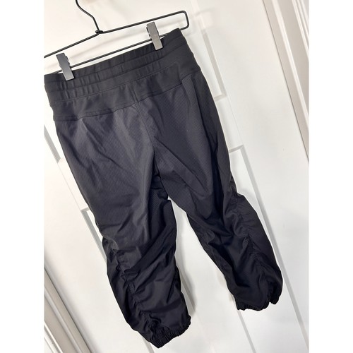 Ivivva by Lululemon Girls Live to Move Crop Pants Dance Activewear Black Size 12 - Picture 5 of 10
