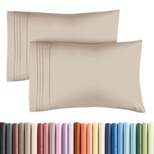 King Pillow Cases Set of 2 - Ultra Soft Hotel Quality Pillowcase Covers - Com...