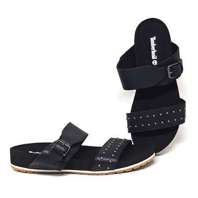 Timberland Malibu Waves Black Slide Sandals Women's Size 8