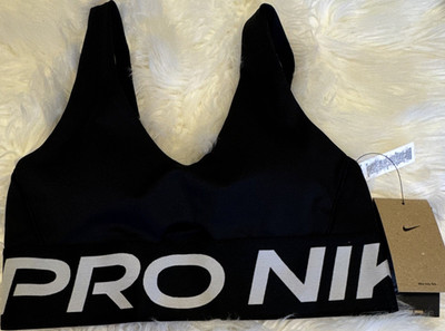 Nike Indy Dri-FIT Women s Padded Sports Bra Black S Wireless Pullover