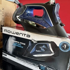 Rowenta DW24 Accessteam Cordreel Iron In   Nice Condition With Box Papers  Loc14