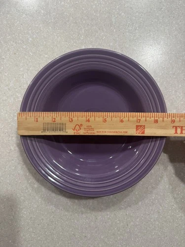 Fiesta Fiestaware Lilac 9" rim soup bowl, great condition!
