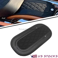 Moto Solo Seat Rear Fender Bib Diamond Stitch For Harley Touring Road King 08-18