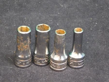 Snap-On - Asst Flank Drive® Semi Dp Sockets - 3/8" Drive - 1/4, 5/16, 3/8, 7/ 16