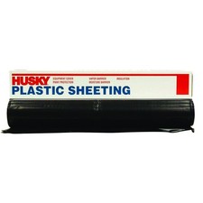 10 ft.x50 ft. Black 6 mil Plastic Sheeting