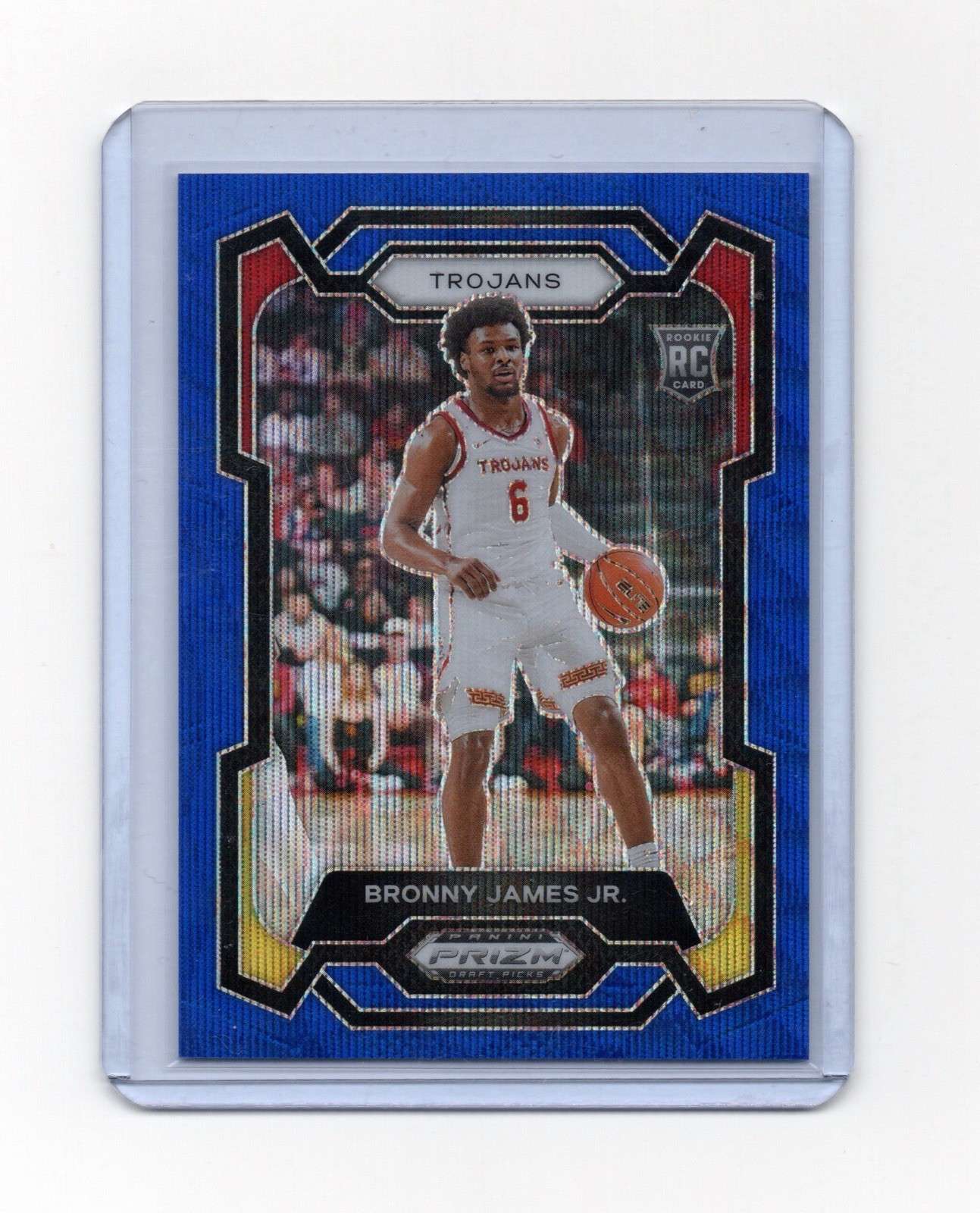2024 Panini Prizm Draft Picks - Bronny James #86 Blue Wave Prizm /249 (RC)