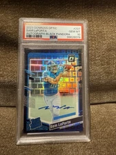 2023 Donruss Optic #237 Sam LaPorta Auto #/25 RC PSA 10 Black Pandora