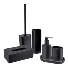 6-Piece Minimalist Bathroom Accessory Set